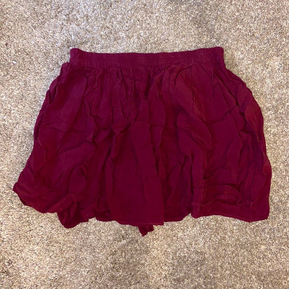 Brandy Melville Burgundy Skirt
